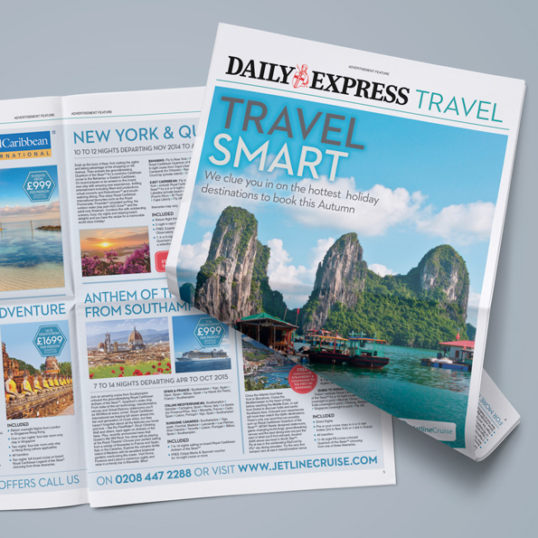 Daily Express Travel pullouts, run in association with Jetline