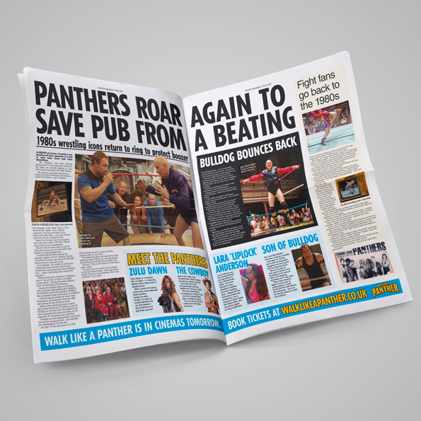 Walk Like A Panther spread in Daily Star